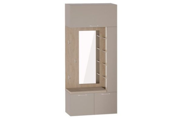 Jersey floor hanger with mirror