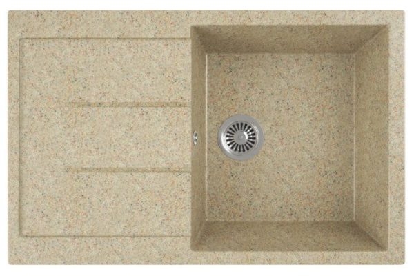 Inset sink with drainer GreenStone GRS-25 302 50x78x18 cm