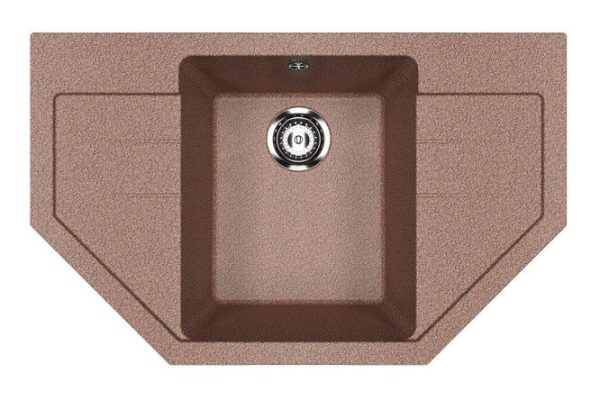 Inset sink with drainer ULGRAN u-609 307 79x49x20 cm