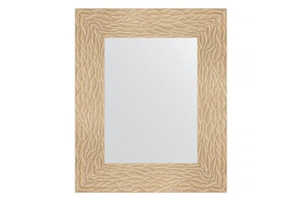 Wall mirror in a baguette frame EVOFORM BY 3021 golden dunes 46x56 cm