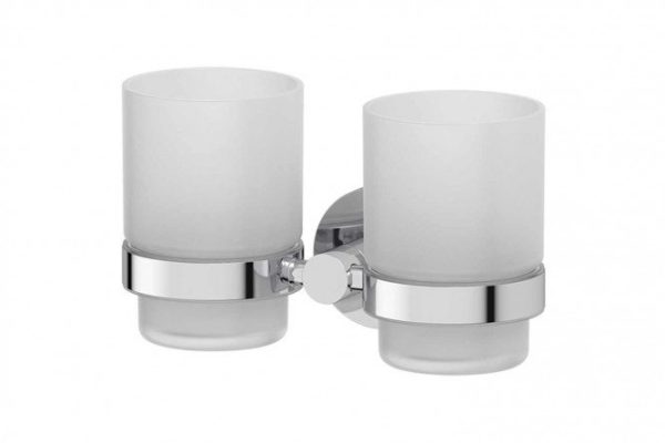 Wall holder with 2 glasses Harmonie