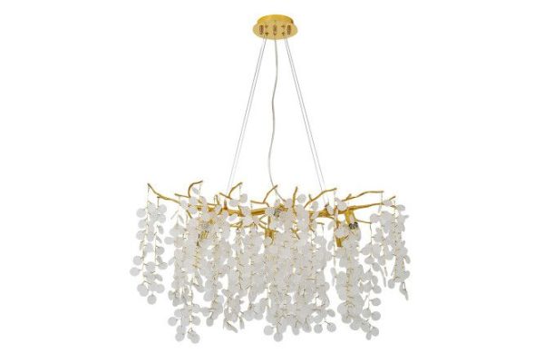Hanging chandelier FAVOURITE Parra 12 sq.m., 80x50x40 cm, E14