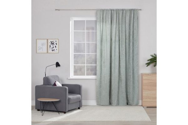 Ribbon curtain ESTUDI BLANCO Basile 200x280 cm, 1 piece, mint color