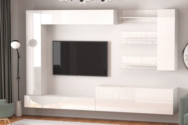 Furniture set Studio No. 6 northern wood/white diamond