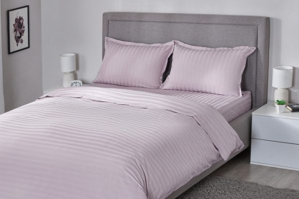 Bed linen set ESTUDI BLANCO Amoratado Satin 150x215 cm, 1.5 sleeping