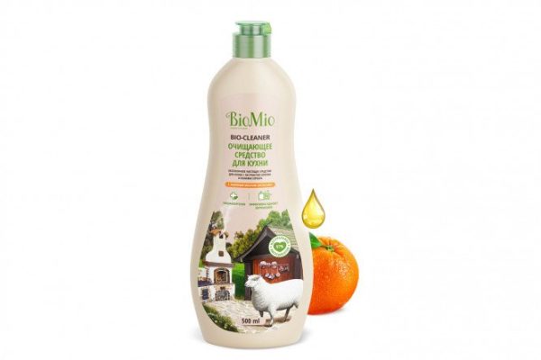 Antibacterial kitchen cleaning cream BioMio Bio-Kitchen Cleaner