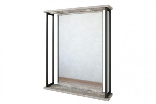 Mirror with shelf Sanflor Brooklyn 61x72x12 cm