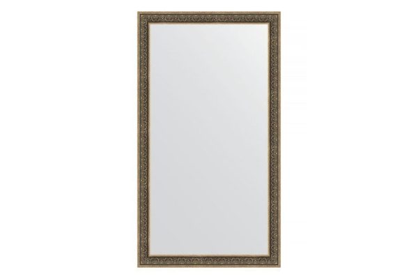 Floor mirror in a baguette frame EVOFORM BY 6036 silver monogram 114x204 cm
