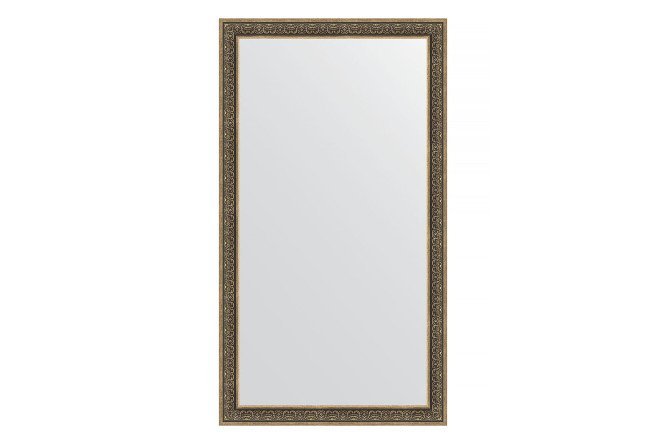 Floor mirror in a baguette frame EVOFORM BY 6036 silver monogram 114x204 cm