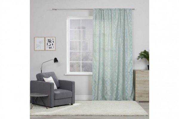 Ribbon curtain MICASA Amedea 150x280 cm, 1 piece, turquoise, beige