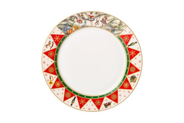 Dinner plate Nutcracker Porcelain, 27 cm