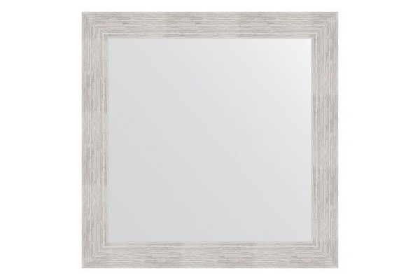 Wall mirror in a baguette frame EVOFORM silver rain 76x76 cm