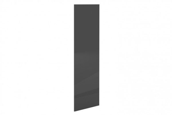 Decorative overlay for Amika cabinets, 44.6x95.6 cm, black graphite color