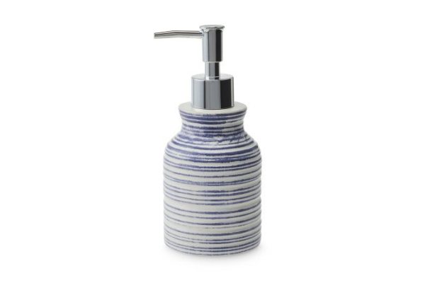 Liquid soap dispenser EVIO Navy 300 ml, Ceramic