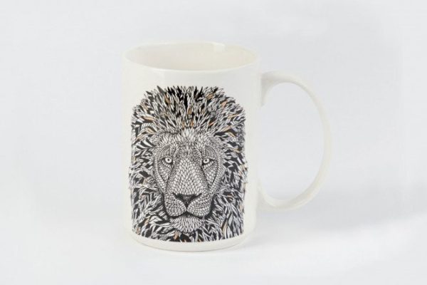 Mug Home Style Lion 500 ml, Porcelain