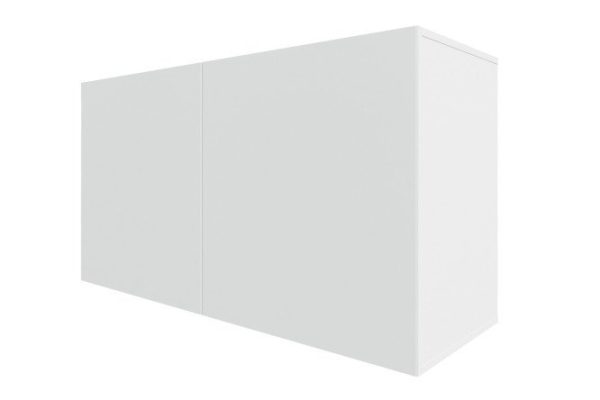 Cabinet Oscar Moon 120x64 with doors, white / white talc