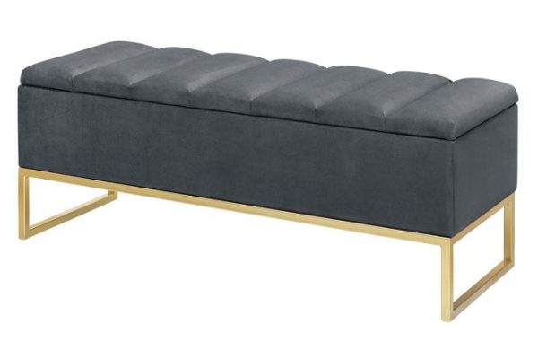 Cube bench with storage box, Bulon