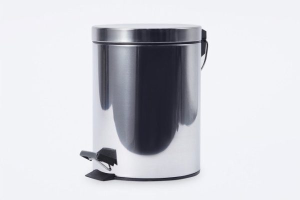 Waste bin with lid BERKRAFT Optima 5 l glossy