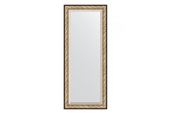 Floor mirror with bevel in a baguette frame EVOFORM baroque gold 115x205 cm