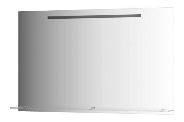 Wall mirror EVOFORM Ledline-S with shelf and built-in LED lamp, BY 2159 120x75 cm