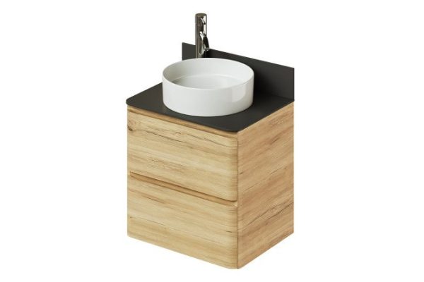 Hanging cabinet Roberto 59.2 cm, frame color mavella gold oak, facade color mavella gold oak