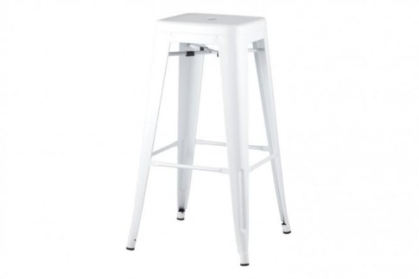 Bar stool Tolix 45x84.5x51.5 cm, glossy white