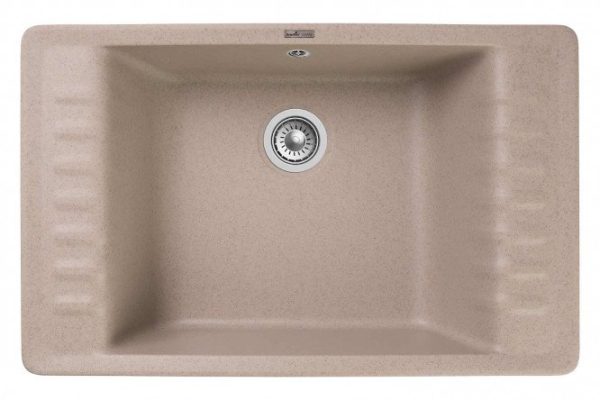 Sink with drainer GRANFEST Quarz GF-ZW-71 76x48x17.8 cm