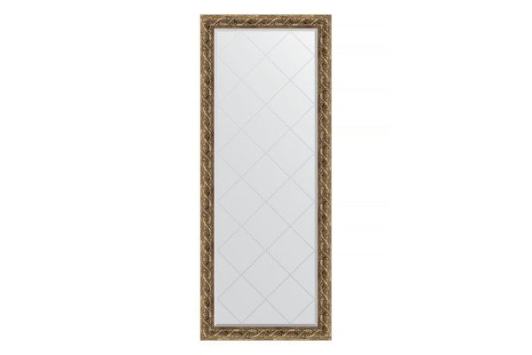 Floor mirror with engraving in a baguette frame EVOFORM BY 6311 fresco 81x200 cm