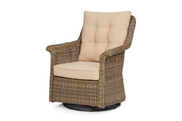 Swivel chair Hall Montreal color brown