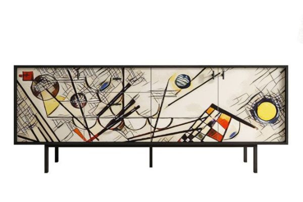 Emerson by Kandinsky Chest of Drawers with 3 Doors and 3 Drawers