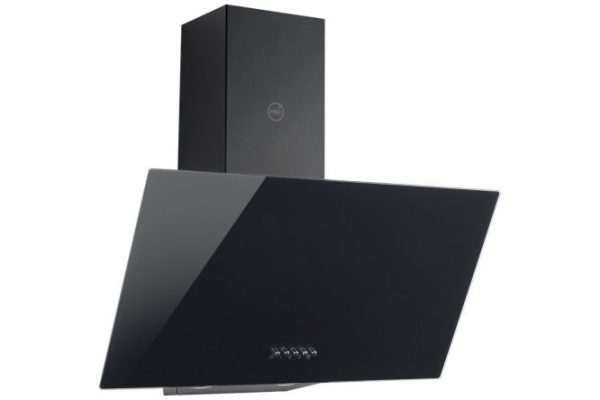 Hood MBS Alpinia 150 glass black color black, 50x59.7x34.2 cm