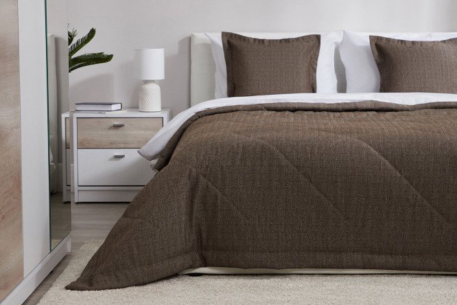 Set Euro DELUNA Solo Moca 240x260 cm 240x260 cm, Polyester