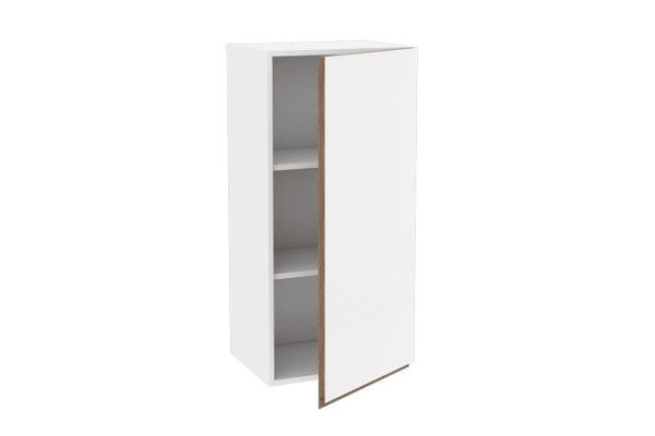 Nicole front for cabinet 44.6x95.6 cm, super matte white color, roddy oak