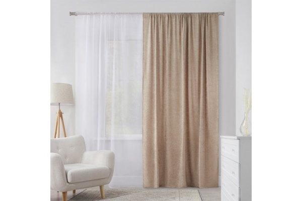 Ribbon curtain ESTUDI BLANCO Anabella 180x280 cm, 1 piece, beige