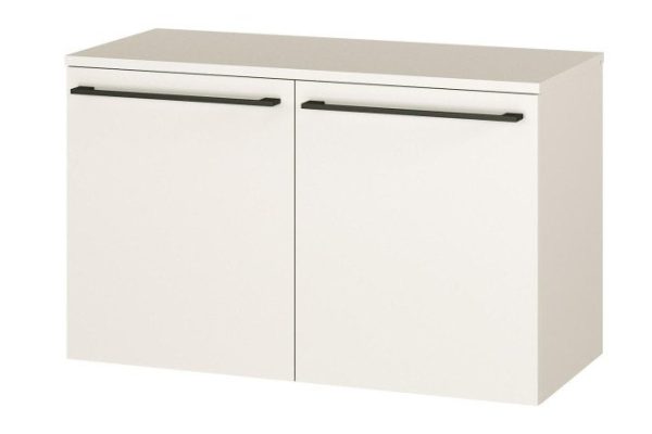 Hanging cabinet small Annecy gray silk 80x49x35.3 cm