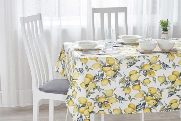 Tablecloth Hall Estella Lemon 110x140 cm
