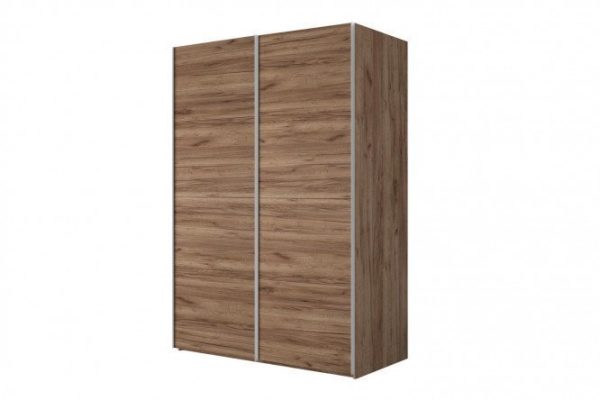 Sliding wardrobe 2-door Comet 200x220 cm kraft oak tobacco