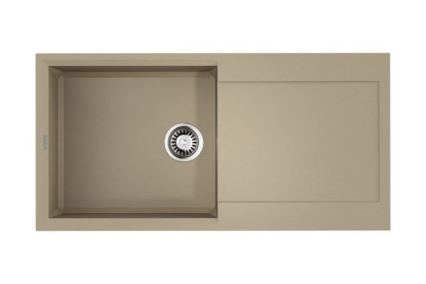 Inset sink with wing OMOIKIRI Sakaime 100-CH 4993889 100x50x20 cm