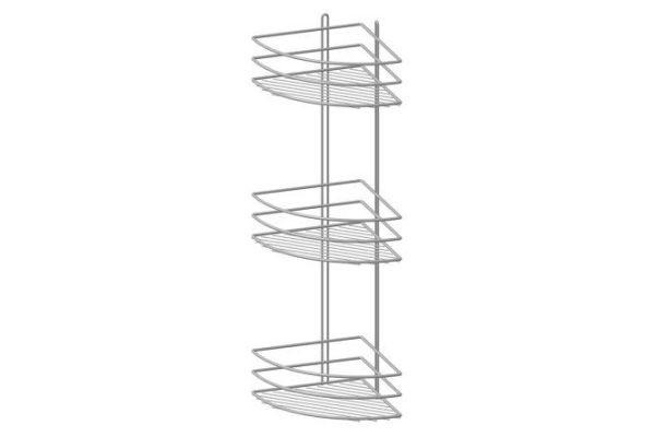 Corner shelf 3-tier wall 20x66x20 cm