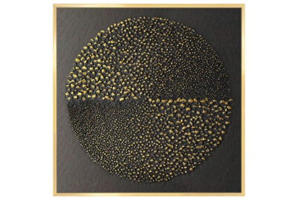 Reproduction in frame Point Art II 53x53 cm