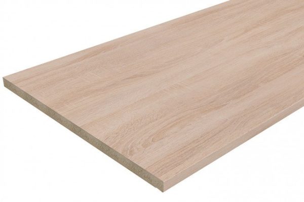 Tabletop light Sonoma Oak 240x60x2.7 cm