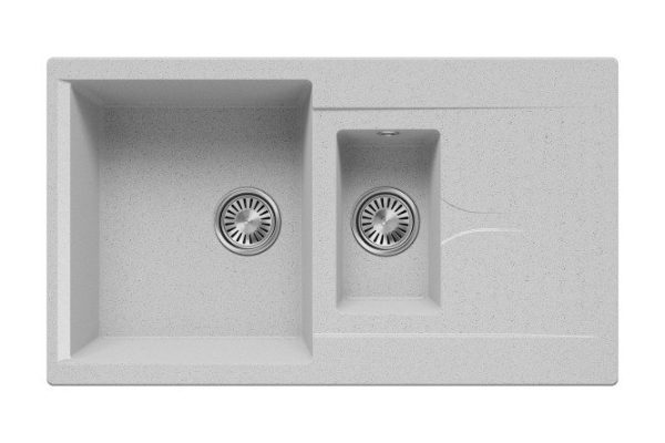 Inset sink with wing Brig-870 87x50x20 cm