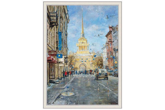 Reproduction in frame View of the Admiralty 57x77 cm