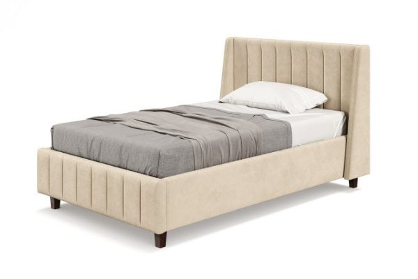 Bed with lifting mechanism Michelle beige 120x200 cm