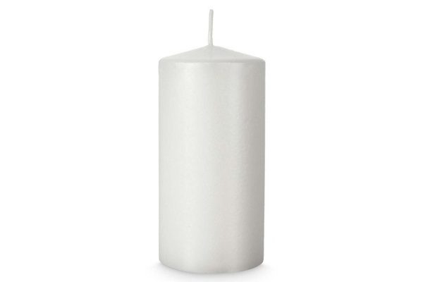 Pillar candle Hall 300099-12 varnished 12 cm, 1 pc.