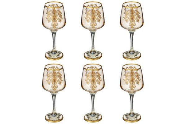 Set of wine glasses 197-1004 295 ml, Glass, 6 pcs.
