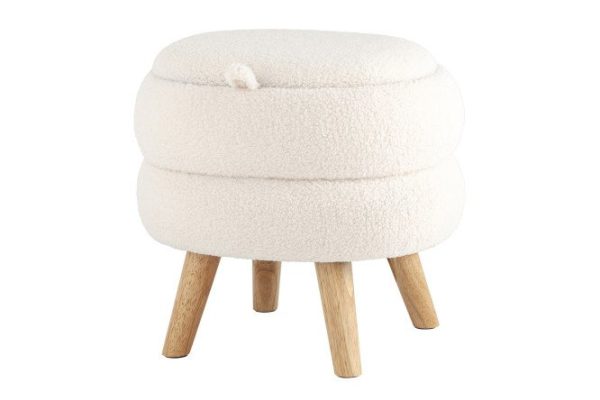 Pouf with drawer Winnie