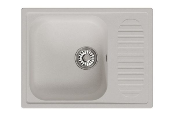 Inset sink with drainer MIXLINE ML-GM18 551975 64x49x21 cm