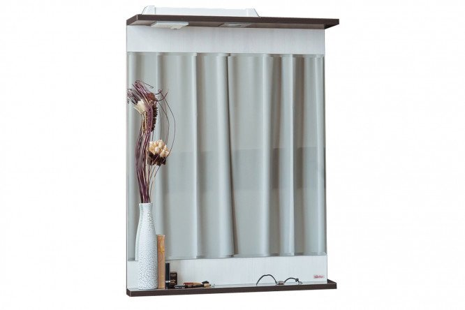 Mirror with shelf Sanflor Toledo 55.4x73.6x14.6 cm