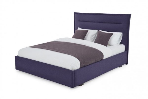 Bed with lifting mechanism Stella color purple 180x200 cm